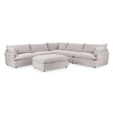 Caplan 6 Piece Sectional with Ottoman by Classic Home at Eve Furniture