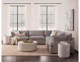 Caplan Charcoal Upholstered 5 Piece Modular Sectional by Classic Home at Eve Furniture