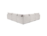 Caplan Gray 6 Piece Modular Sectional w/ Ottoman by Classic Home at Eve Furniture