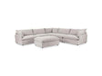 Caplan Gray 6 Piece Modular Sectional w/ Ottoman by Classic Home at Eve Furniture