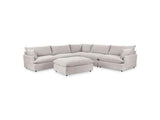 Caplan Gray 6 Piece Modular Sectional w/ Ottoman by Classic Home at Eve Furniture