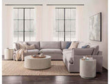 Caplan Gray Upholstered 5 Piece Modular Sectional by Classic Home at Eve Furniture