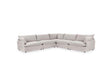 Caplan Gray Upholstered 5 Piece Modular Sectional by Classic Home at Eve Furniture