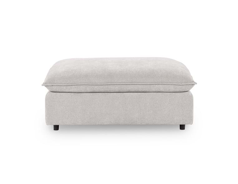 Caplan Gray Upholstered Ottoman by Classic Home at Eve Furniture