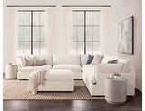 Caplan Ivory 6 Piece Modular Sectional w/ Ottoman by Classic Home at Eve Furniture