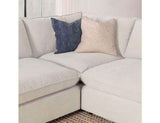 Caplan Ivory 6 Piece Modular Sectional w/ Ottoman by Classic Home at Eve Furniture