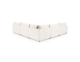 Caplan Ivory Upholstered 5 Piece Modular Sectional by Classic Home at Eve Furniture