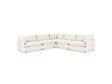 Caplan Ivory Upholstered 5 Piece Modular Sectional by Classic Home at Eve Furniture