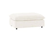 Caplan Ivory Upholstered Ottoman by Classic Home at Eve Furniture