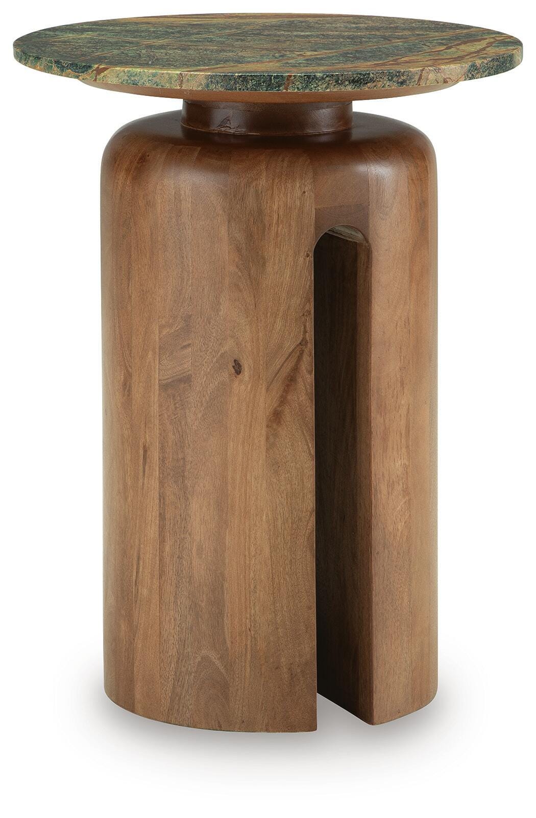 Caplow Brown/Green Accent Table by Ashley at Eve Furniture