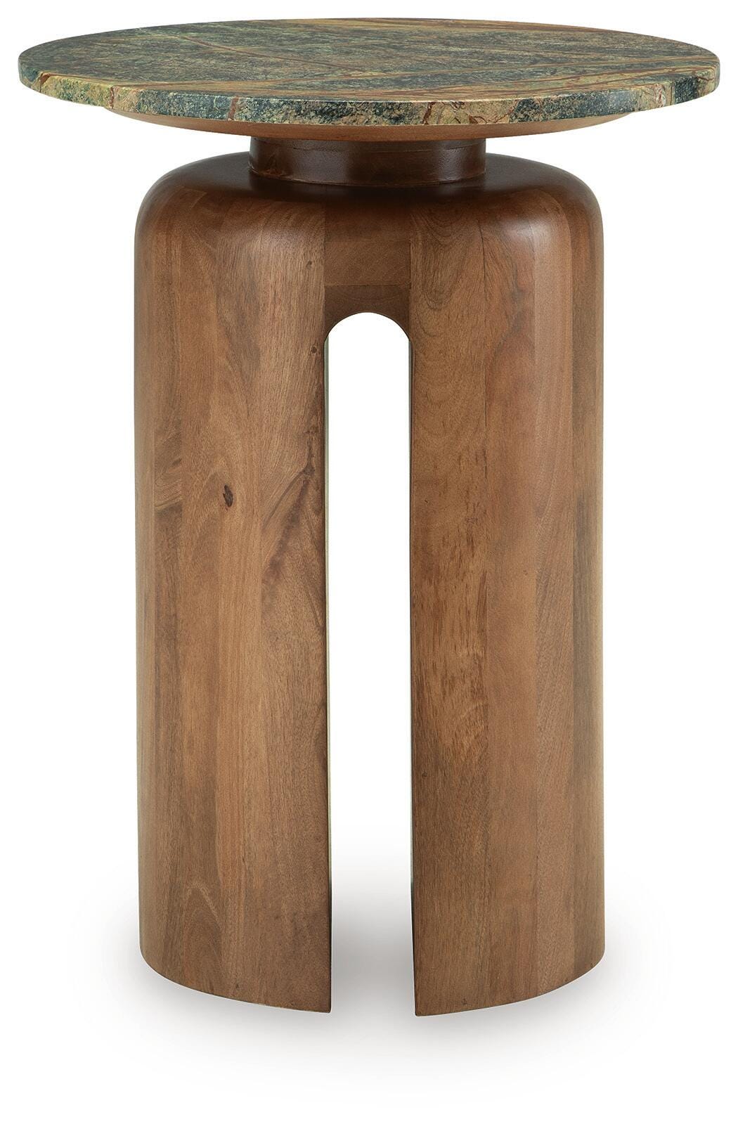 Caplow Brown/Green Accent Table by Ashley at Eve Furniture
