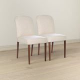 Capri Beige Fabric Dining Chair (Set Of 2) by Ashcroft Furniture at Eve Furniture