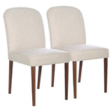Capri Beige Fabric Dining Chair (Set Of 2) by Ashcroft Furniture at Eve Furniture