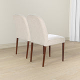 Capri Beige Fabric Dining Chair (Set Of 2) by Ashcroft Imports at Eve Furniture