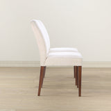 Capri Beige Fabric Dining Chair (Set Of 2) by Ashcroft Imports at Eve Furniture