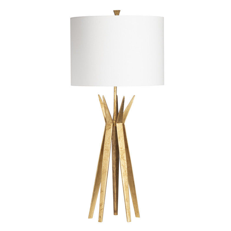 Capri Gold Table Lamp by Crestview at Eve Furniture