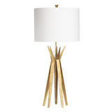 Capri Gold Table Lamp by Crestview at Eve Furniture