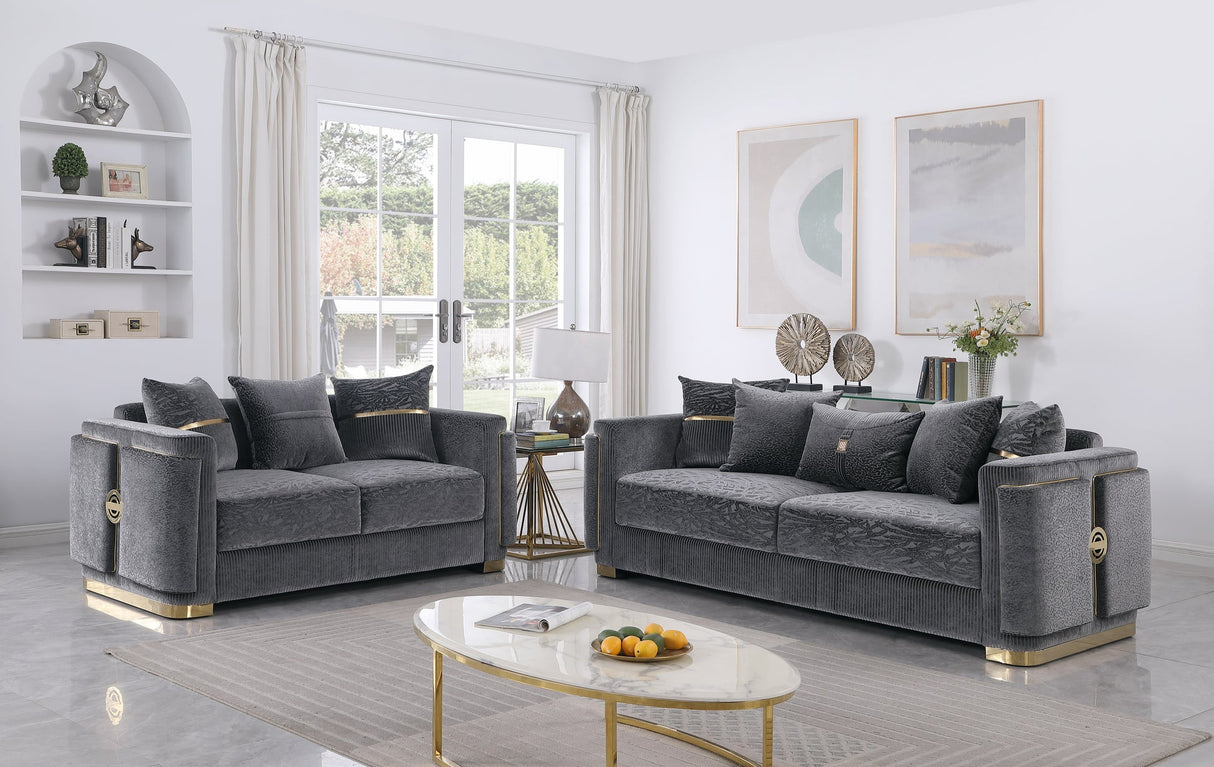 Capri Grey Living Room Set by New Era Innovations at Eve Furniture