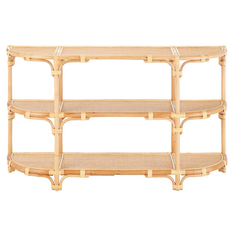 Capri Tan Console Table by Crestview at Eve Furniture