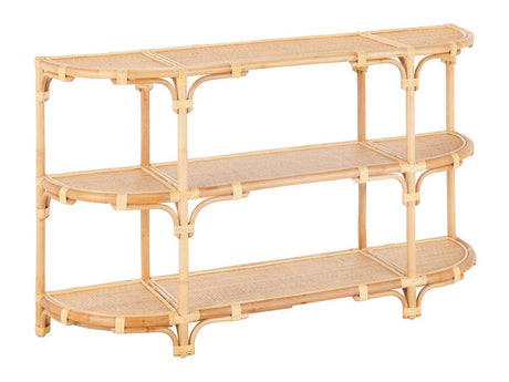 Capri Tan Console Table by Crestview at Eve Furniture