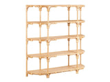 Capri Tan Etagere by Crestview at Eve Furniture