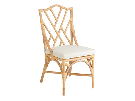 Capri Tan/Cream Dining Chair (Set of 2) by Crestview at Eve Furniture