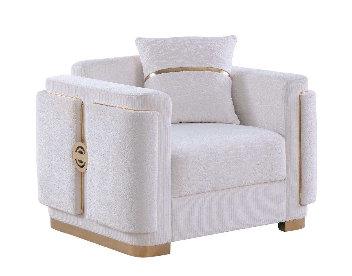 Capri White Living room Set by New Era Innovations at Eve Furniture