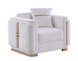 Capri White Living room Set by New Era Innovations at Eve Furniture