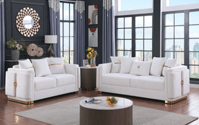 Capri White Living room Set by New Era Innovations at Eve Furniture