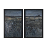 Captivating Views (Set of 2) by Mercana Studio a Hand Embellished Framed Art Print Matted under Glas by Mercana at Eve Furniture
