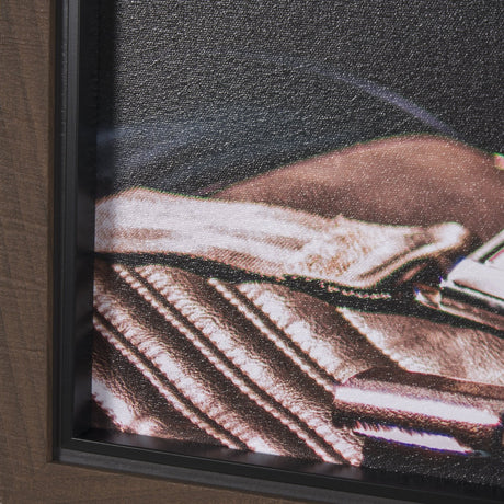 Car Interior by Tim Mossholder a Hand Embellished Framed Photo Art Print by Mercana at Eve Furniture