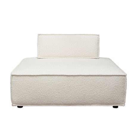 Cara Ivory Boucle 2-Piece Sectional by Diamond Sofa at Eve Furniture