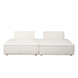 Cara Ivory Boucle 2-Pc Sectional by Diamond Sofa at Eve Furniture