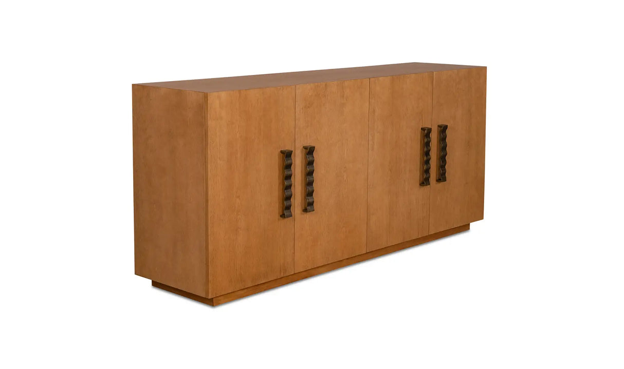 Cara Sideboard - Natural by Moe's Home at Eve Furniture
