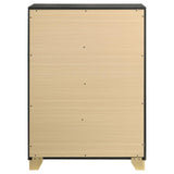 Caraway 4-drawer Bedroom Chest Black by Coaster at Eve Furniture