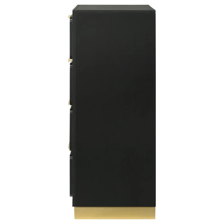 Caraway 4-drawer Bedroom Chest Black by Coaster at Eve Furniture