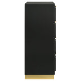 Caraway 4-drawer Bedroom Chest Black by Coaster at Eve Furniture