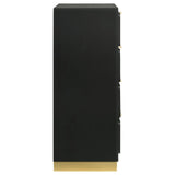Caraway 4-drawer Bedroom Chest Black by Coaster at Eve Furniture