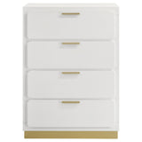 Caraway 4-drawer Bedroom Chest White