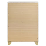 Caraway 4-drawer Bedroom Chest White by Coaster at Eve Furniture
