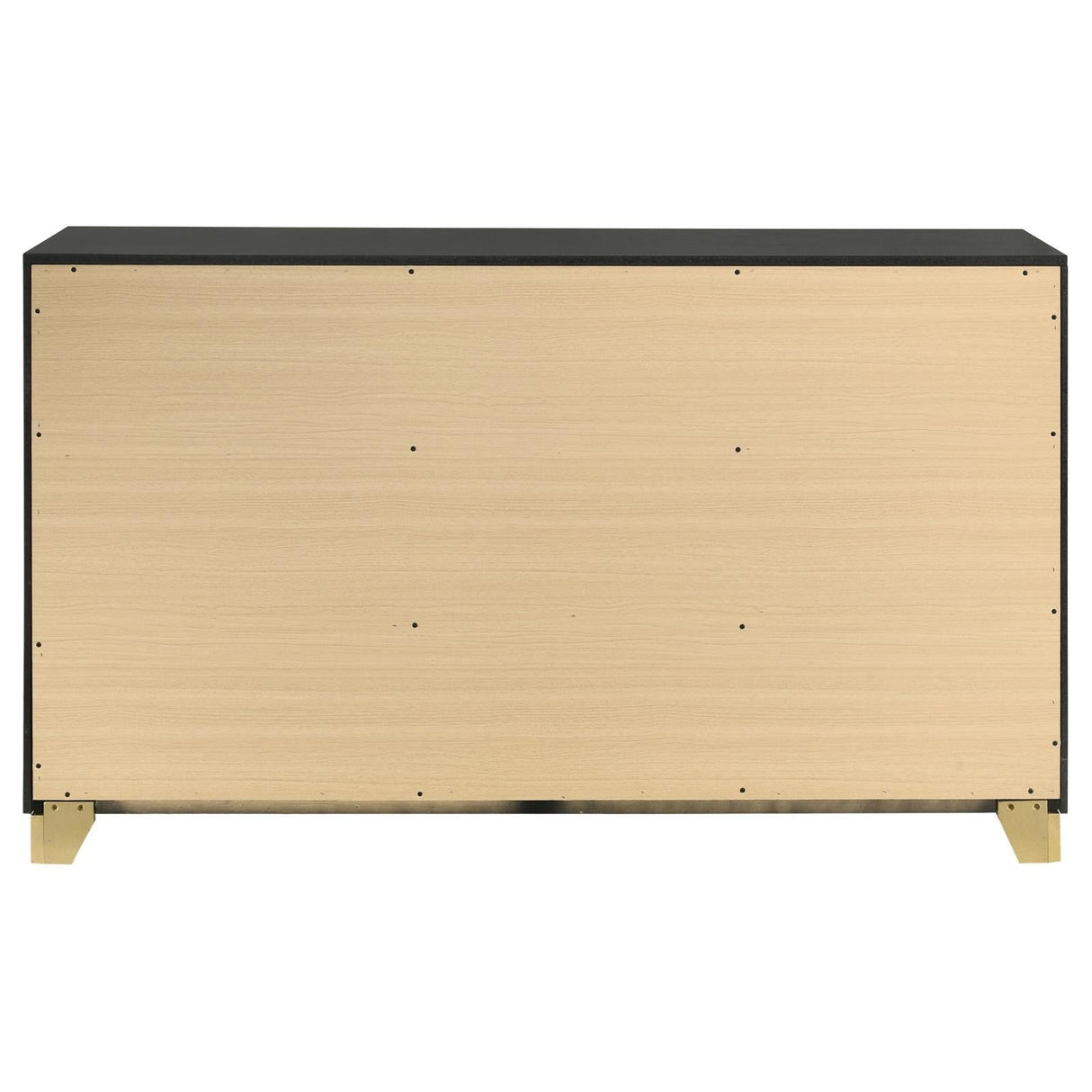 Caraway 6-drawer Bedroom Dresser Black