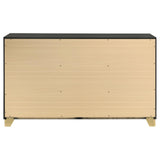 Caraway Black 6-drawer Bedroom Dresser by Coaster at Eve Furniture