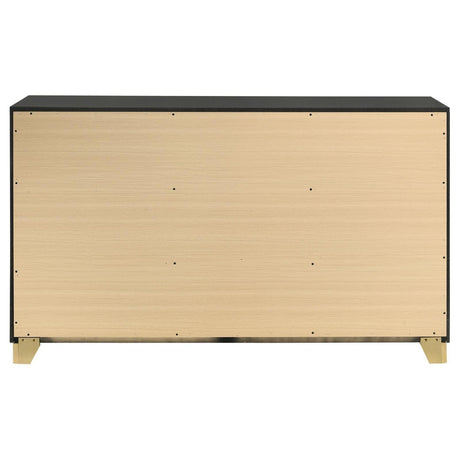 Caraway Black 6-drawer Bedroom Dresser by Coaster at Eve Furniture