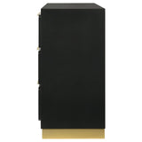 Caraway Black 6-drawer Bedroom Dresser by Coaster at Eve Furniture