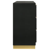 Caraway Black 6-drawer Bedroom Dresser by Coaster at Eve Furniture