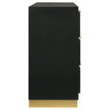 Caraway Black 6-drawer Bedroom Dresser by Coaster at Eve Furniture