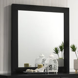 Caraway Black Dresser Mirror by Coaster at Eve Furniture