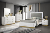 Caraway White 6-drawer Bedroom Dresser by Coaster at Eve Furniture