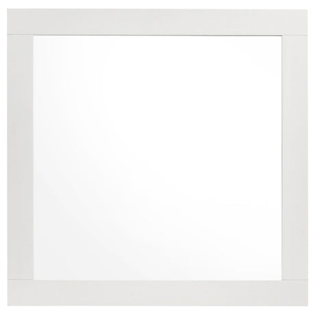 Caraway White Dresser Mirror by Coaster at Eve Furniture