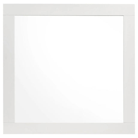Caraway White Dresser Mirror by Coaster at Eve Furniture